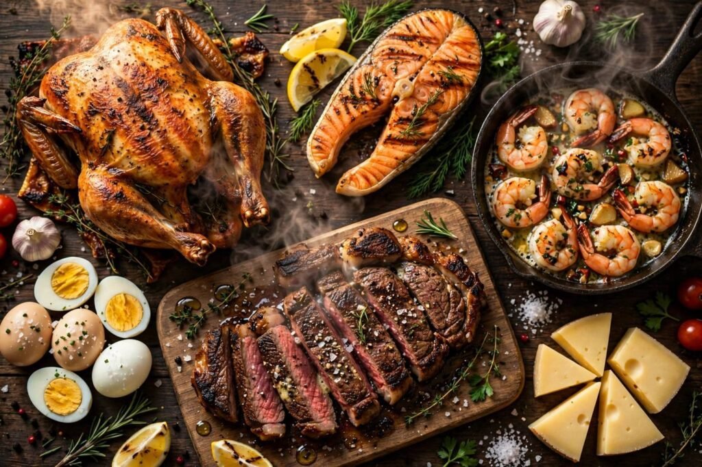 Multiple dishes from the bundle's recipes